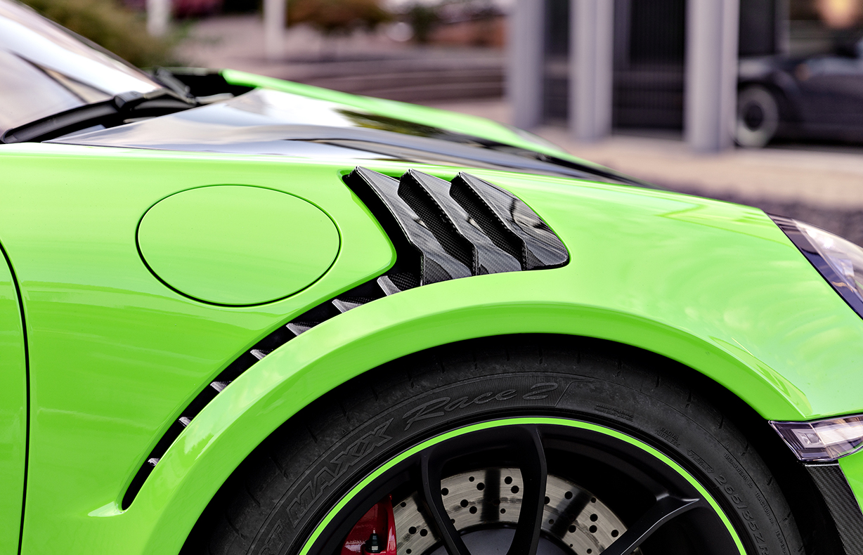 Techart Carbon Fiber Fender Vent Trim Suncoast Porsche Parts